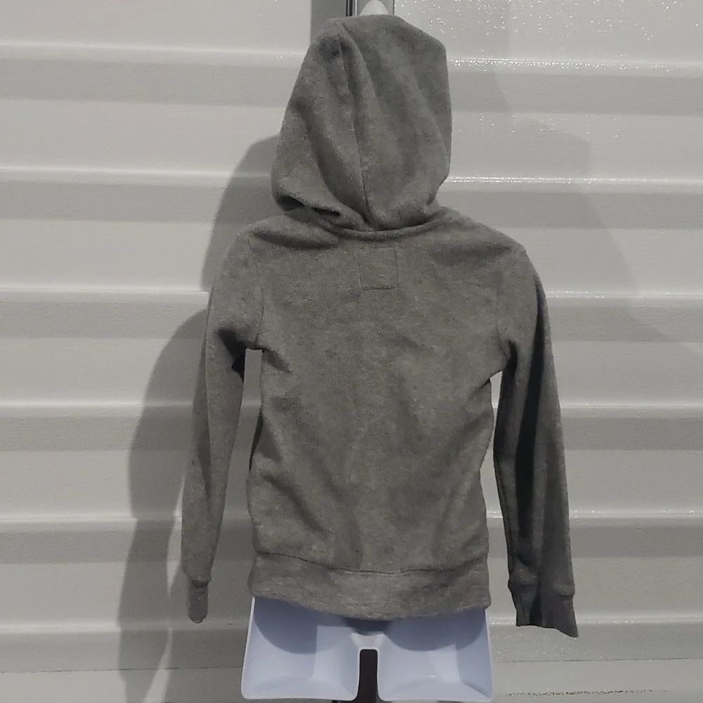 Children's  Place Gray Jacket‎ With Hoodie size XS (4)